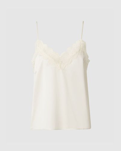 Silk Lace Camisole Cream - Understatement - Modalova