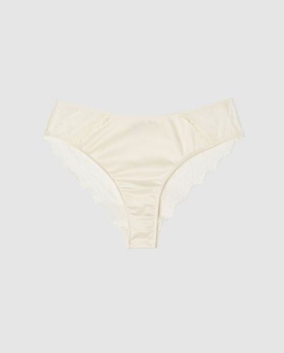 Lace Satin Cheeky | Panties - Panties / Cheeky - Understatement - Modalova