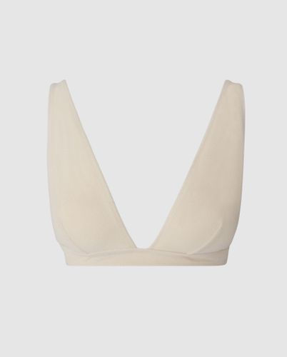 Plunge Bikini Top Cream - Understatement - Modalova