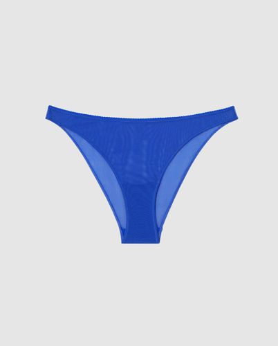 Mesh Bikini Briefs Electric Blue - Understatement - Modalova