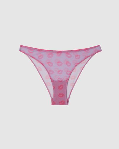 Mesh Bikini Briefs Electric Lilac/Neon Pink - Understatement - Modalova