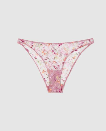 Mesh Bikini Briefs Pink - Understatement - Modalova