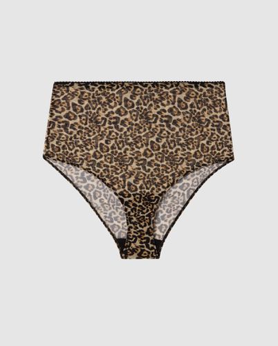 Mesh Highwaist Briefs Leopard - Understatement - Modalova