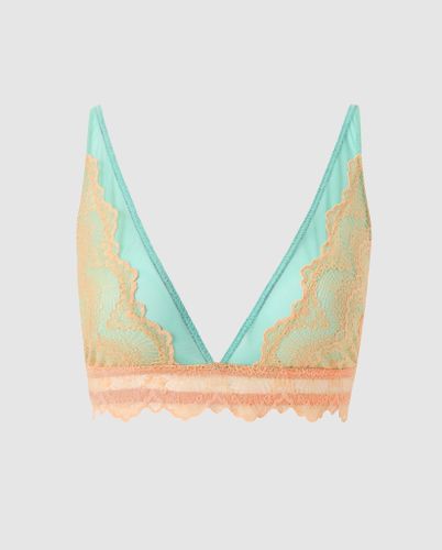 Lace Plunge Bralette - / | Bralettes - Understatement - Modalova