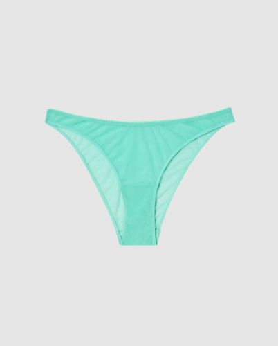 Mesh Bikini Briefs Turquoise - Understatement - Modalova