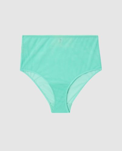 Mesh Highwaist Briefs Turquoise - Understatement - Modalova