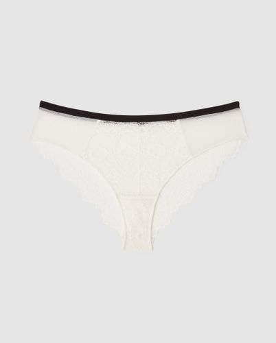 Lace Cheeky White/Black - Understatement - Modalova
