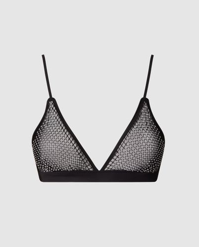 Mesh Triangle Bralette Rhinestone | Bralettes - Bralettes / Triangle Bralette - Understatement - Modalova