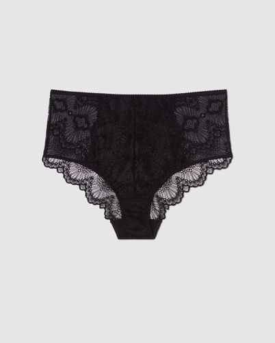 Lace Highwaist Briefs Black - Understatement - Modalova