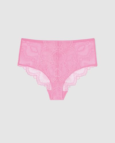 Lace Highwaist Briefs Candy Pink - Understatement - Modalova