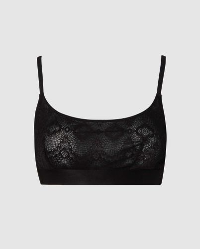 Lace Scoop Bralette Black - Understatement - Modalova