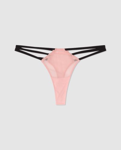 Mesh Strappy Thong - | Panties - Understatement - Modalova