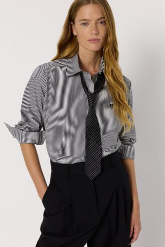 Chemise en coton à rayures - AFLIA - Gerard Darel - Modalova