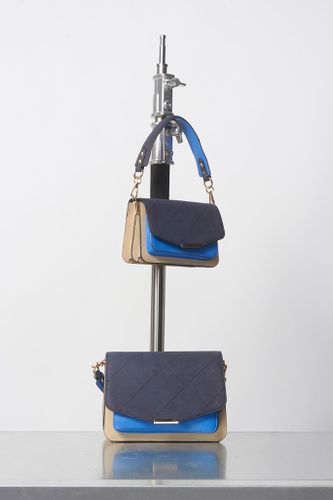 Blanca Multi Compartment Bag Navy/Sand/Blue - Noella - Modalova