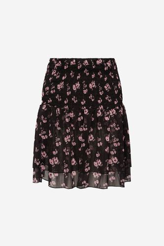 Vaja Lurex Skirt Black Flower - Noella - Modalova