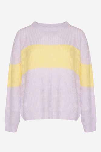 Mia Knit Sweater Lavender/yellow mix - Noella - Modalova