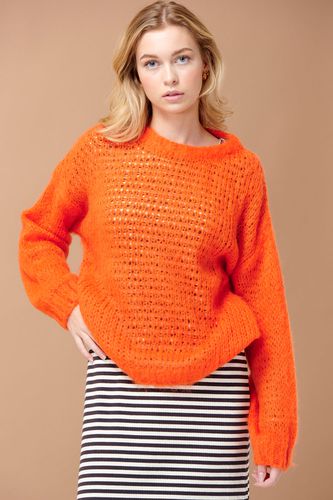 Delta Knit Sweater Bright Orange - Noella - Modalova