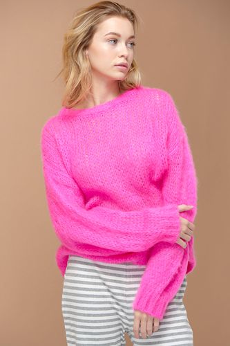 Delta Knit Sweater Bright Pink - Noella - Modalova