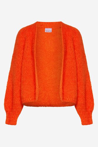 Fora Knit Cardigan Neon Orange - Noella - Modalova
