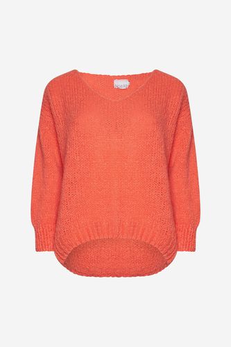 Fora Knit V-neck Sweater Coral - Noella - Modalova