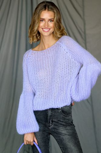 Lyra Knit Sweater Lilac - Noella - Modalova