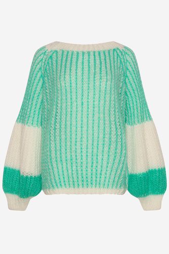 Liana Knit Sweater Mint/White - Noella - Modalova