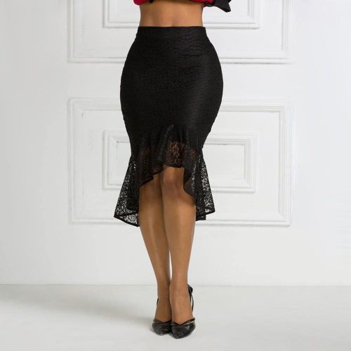 Black Lace Skirt - musthaveskirts - Modalova