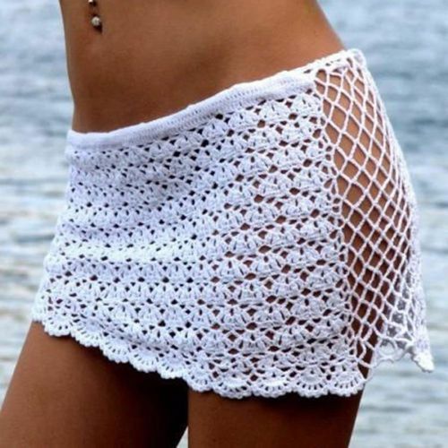 Cover Up Beach Wrap Skirt - musthaveskirts - Modalova