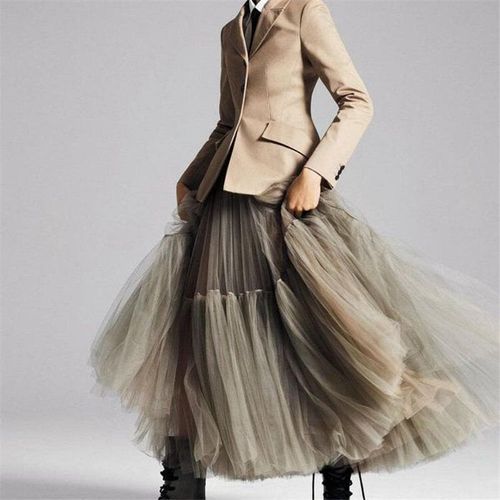 Cm Runway Luxury Soft Tulle Skirt - musthaveskirts - Modalova