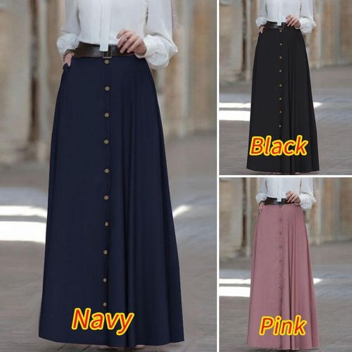 Casual A Line Maxi Skirts With Bottoms - musthaveskirts - Modalova