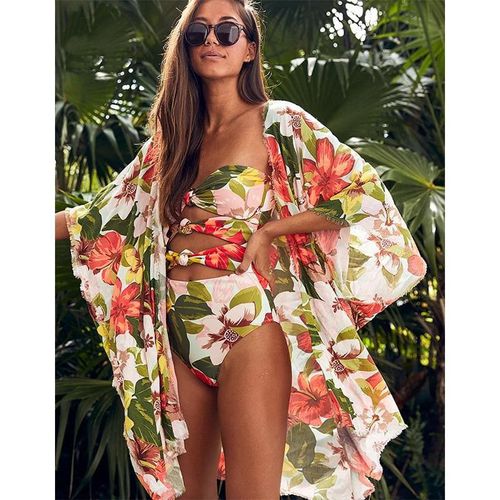 Beach Wear Print Bikini Bathing Suit - musthaveskirts - Modalova
