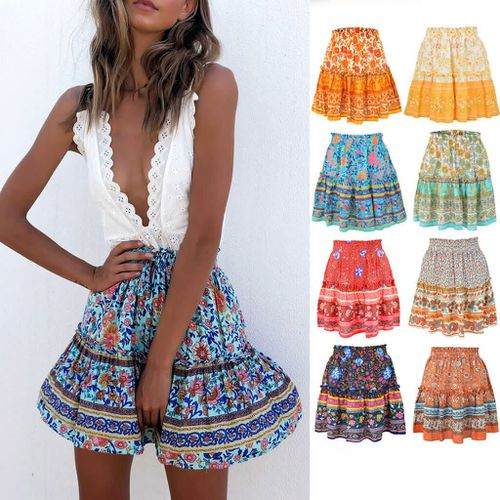 Bohemian Ruffles Skirt - musthaveskirts - Modalova