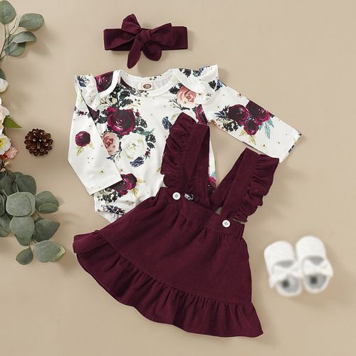 Floral Bodysuit Tops & Skirts - musthaveskirts - Modalova