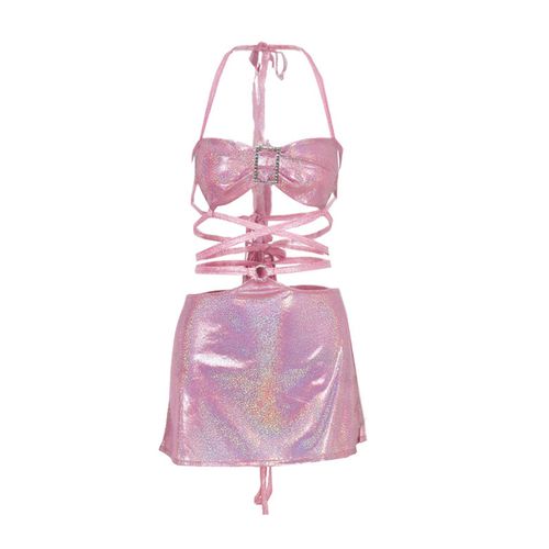 Fairy Grunge Crop Top and Mini Skirt - musthaveskirts - Modalova