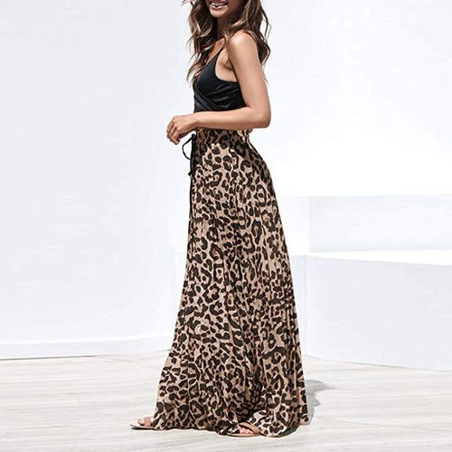 Autumn Long Leopard Skirt - musthaveskirts - Modalova