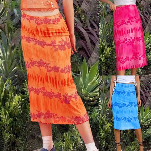 Bohemian Floral Print Casual Skirt - musthaveskirts - Modalova