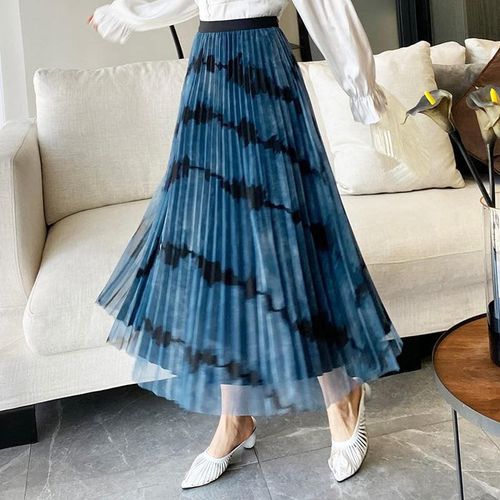 Bohemian Tie Dye Print Skirt - musthaveskirts - Modalova