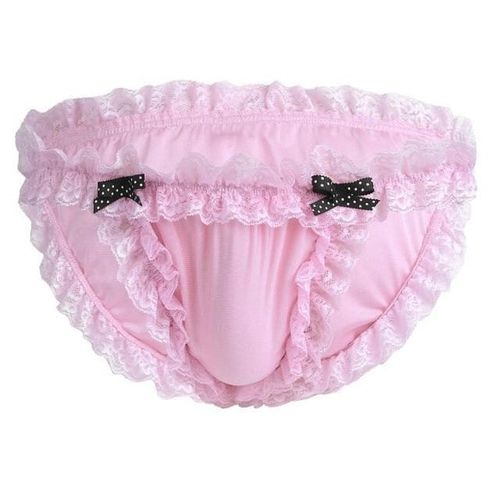 Men's Lace Bowknot Panties - musthaveskirts - Modalova