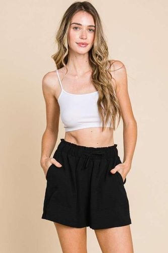 Culture Code High Waist Paper bag Shorts - Trendsi - Modalova