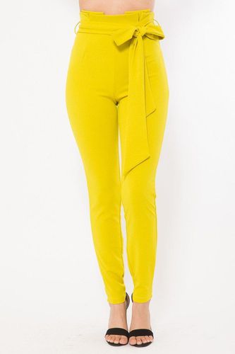 High Waist Fashion Skinny Pants - KandyKouture - Modalova