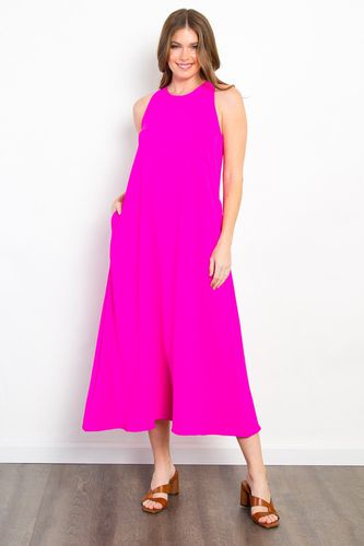 Be Stage Midi Tank Dress with Pockets - Trendsi - Modalova