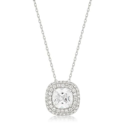 Pave Halo Pendant - AMIClubwear - Modalova