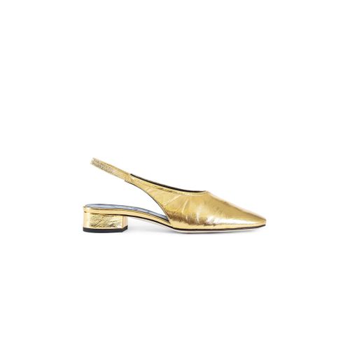 Dua Laminated Leather Slingbacks - AEYDE - Modalova