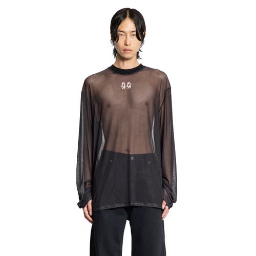 Long Sleeve Mesh T-Shirt - 44 LABEL GROUP - Modalova
