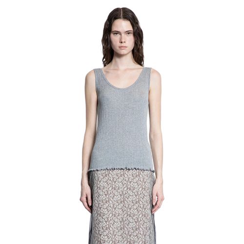 Ribbed-Knit Tank Top - FENDI - Modalova