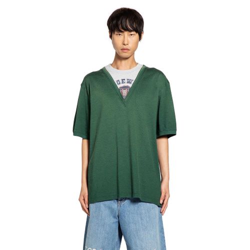 Loose Fit Fluid Cotton T-Shirt - LOEWE - Modalova