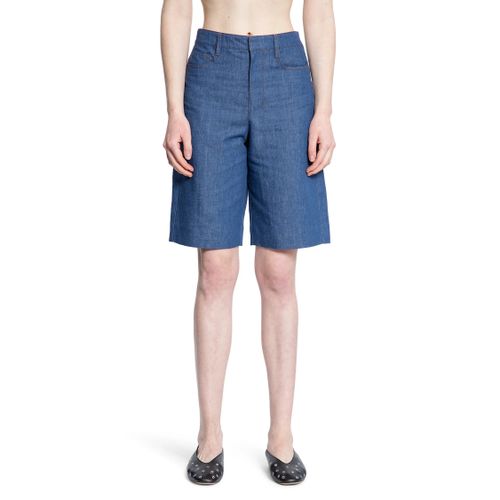 Eric Cotton Linen Shorts - S MAX MARA - Modalova