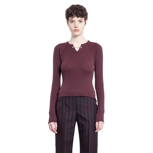 Cotton Rib Long Sleeve Top - MCQUEEN - Modalova