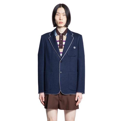 Double G Cotton Jersey Blazer - GUCCI - Modalova