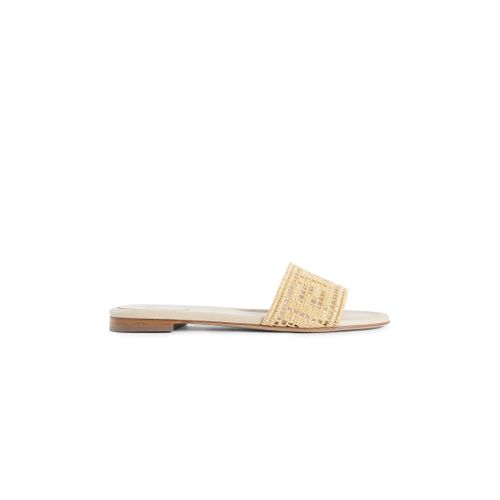 Fendi Sunshine FF Mesh Slides - FENDI - Modalova